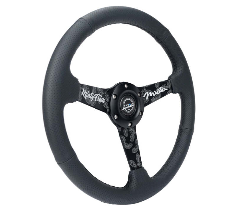 NRG RST-037MB-BGD-R RST-037MB-BGD-R Reinforced Black Perforated Leather