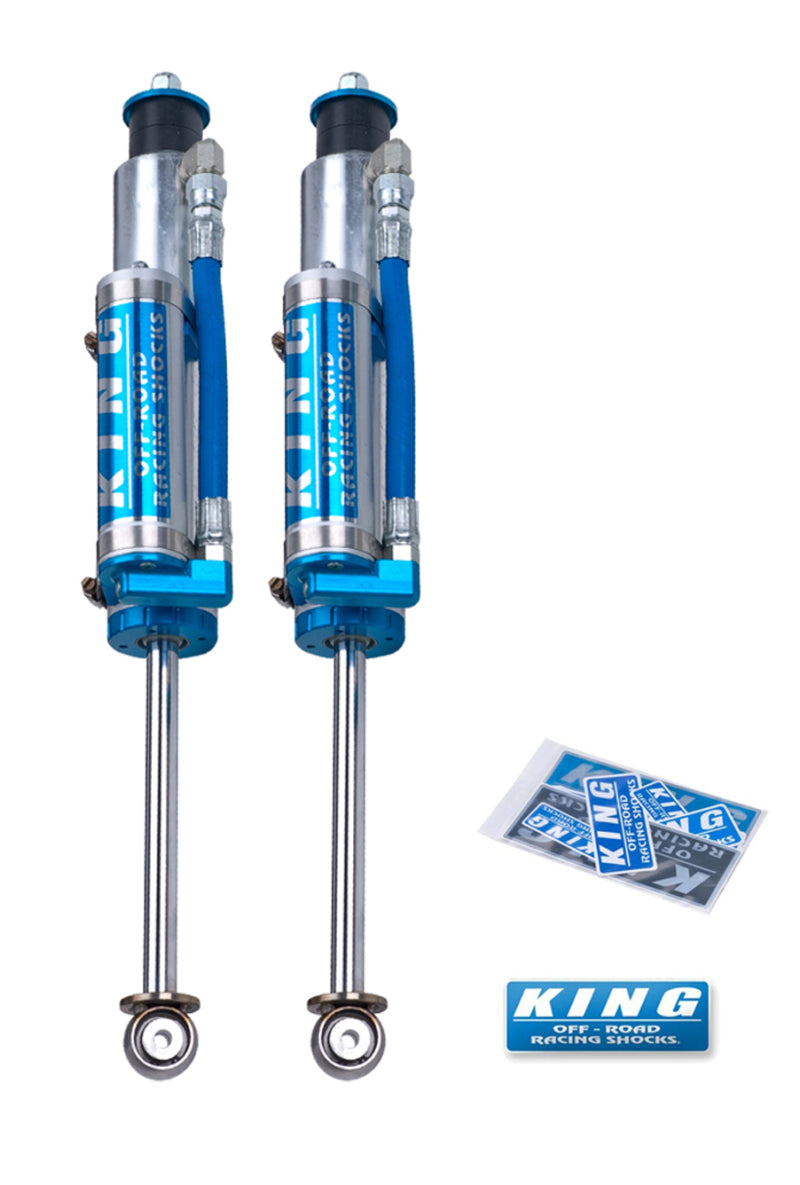 King 25001-176 Shocks 97-06 fits Jeep Wrangler TJ Front 2.5 Dia Piggy Hose Reservoir Shock 3-5in Lift (Pair)