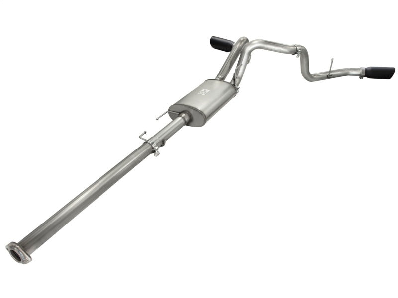 AFE 49-43056-B rce XP Exhaust 3in SS Dual Side Exit CB w/ Black Tips 11-14 fits