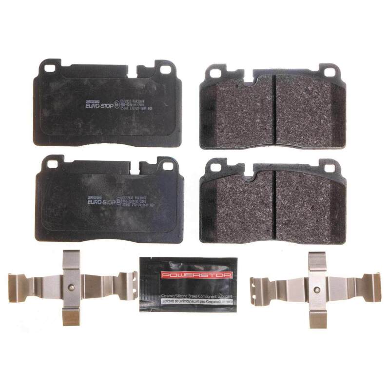 PowerStop ESP2133 fits Audi 13-17 Q5 Euro-Stop ECE-R90 Front Brake Pads