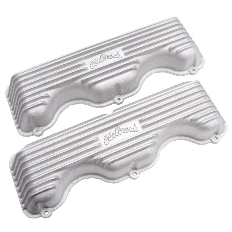 Edelbrock 41409 Valve Cover Classic Series fits Chevrolet W 348/409 CI V8 Satin