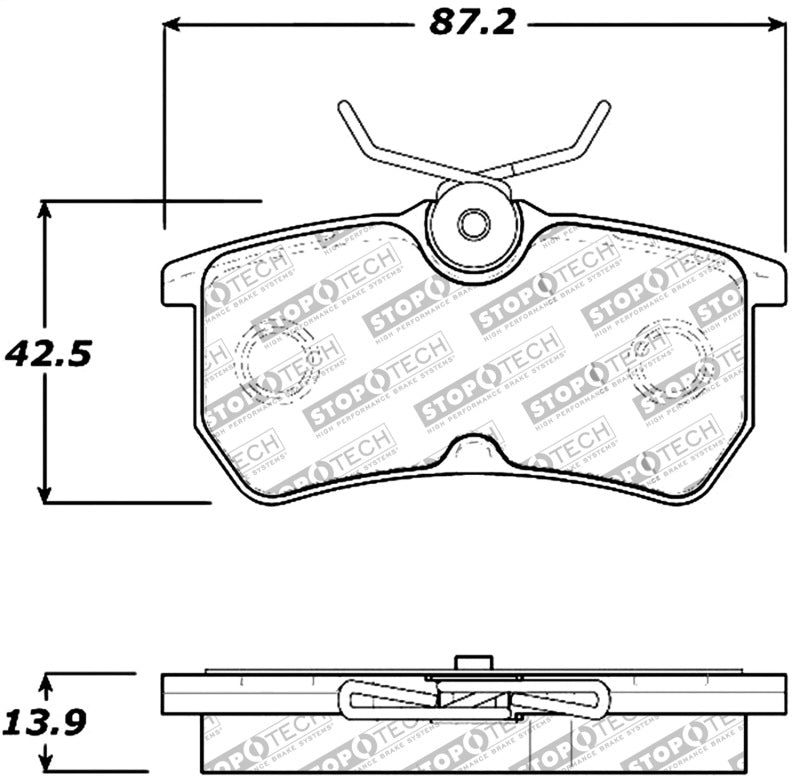 Stoptech 309.0886 Performance Brake Pads