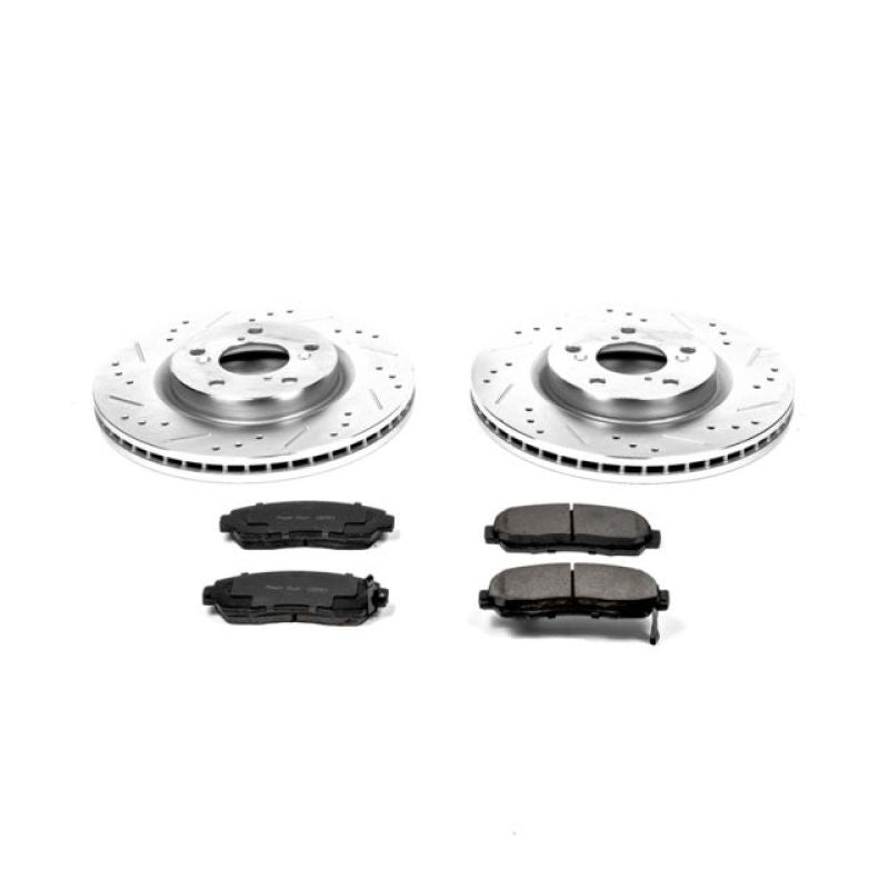 PowerStop K5857 fits Honda 11-14 Odyssey Front Z23 Evolution Sport Brake Kit