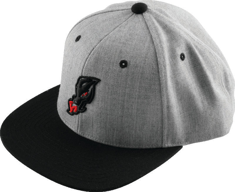 DragonFire Racing 522287 Hat Dfr Head Flatbill Gry/Blk