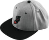 DragonFire Racing 522287 Hat Dfr Head Flatbill Gry/Blk