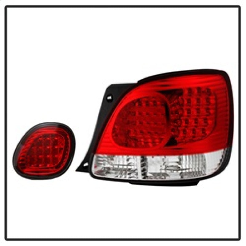 Spyder 5005731 fits Lexus 98-05 GS 300/400 LED Tail Lights Red Clear ALT-YD-LGS