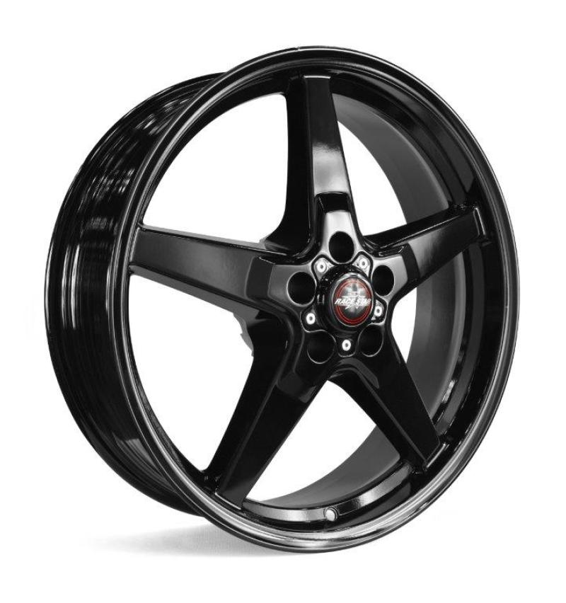 Race Star 92-060446B 92 Drag Star Bracket Racer 20x6 5x115BC 3.20BS Gloss Black Wheel