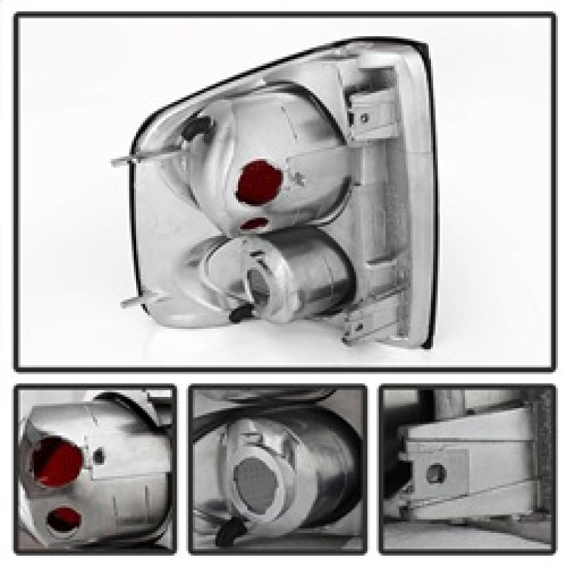 Spyder 5078049 fits Chevy 94-04 S10 /fits Isuzu Hombre 96-00 Euro Tail Lights B
