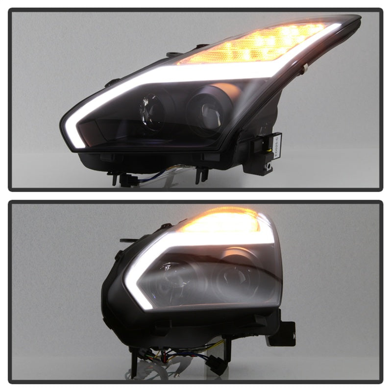 Spyder 5085696 fits Nissan 09-14 GTR R35 - Projector Headlights - DRL LED - Bla