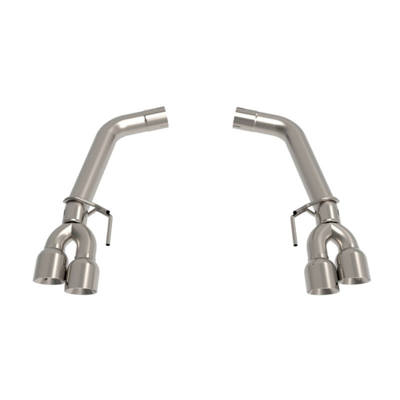 Kooks 11516450 2018+ fits Ford Mustang 5.0L 4V OEM x 3in Axle-Back Exhaust w/ Muffler Delete & 4in Quad Tips
