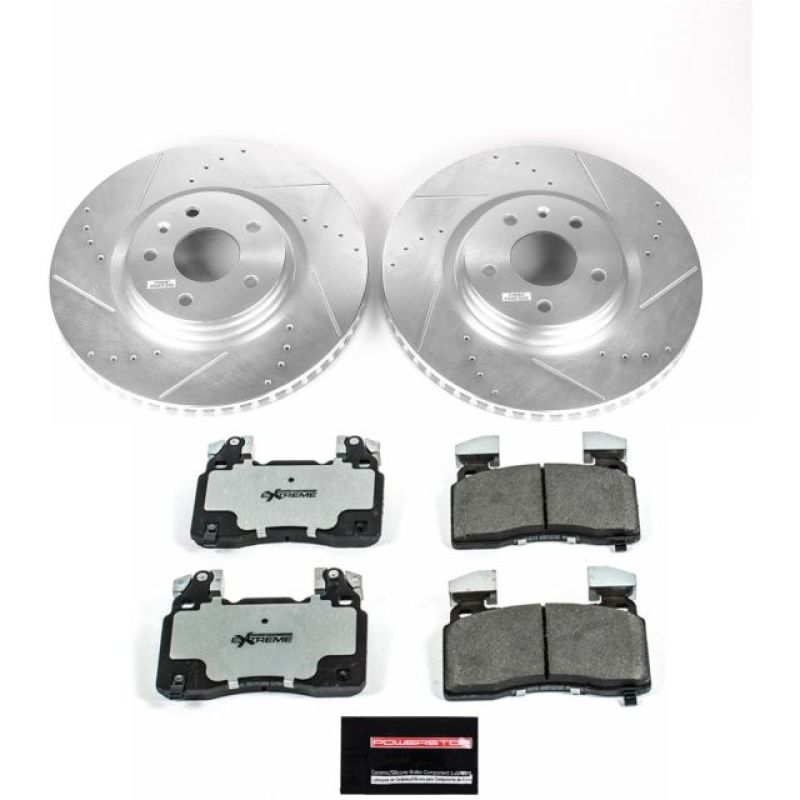 PowerStop K6534 26 14 fits Chevrolet Corvette Front Z26 Street Warrior Brake Kit