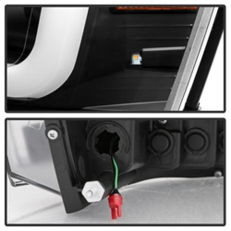 Spyder 5085306 fits Dodge 06-08 Ram 1500 V2 Projector Headlights - Light Bar DR