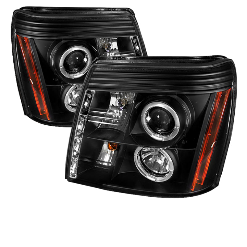 Spyder 5042286 fits Cadillac 02-06 Escalade Projector Xenon/HID Model- LED Halo