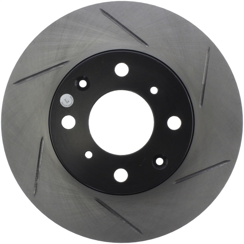 Stoptech 126.40023SL Power Slot 93-00 fits Honda Civic DX w/ Rr Drum Brakes Front Left Rotor