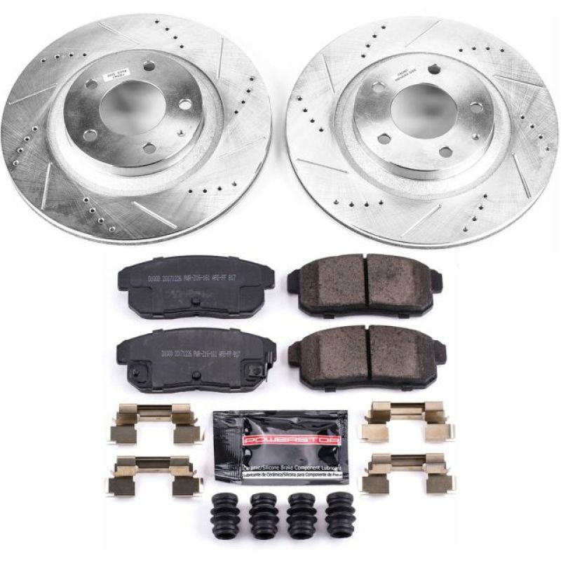 PowerStop K3146 fits Mazda 04-11 RX-8 Rear Z23 Evolution Sport Brake Kit