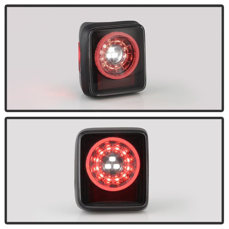 Spyder 5086464 fits Jeep 19-20 Wrangler - Full LED Tail Lights - Seq Turn Sign