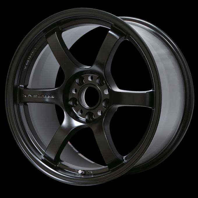 Gram Lights WGIQ38DH 57DR 17x9.0 +38 5-100 Semi Gloss Black Wheel