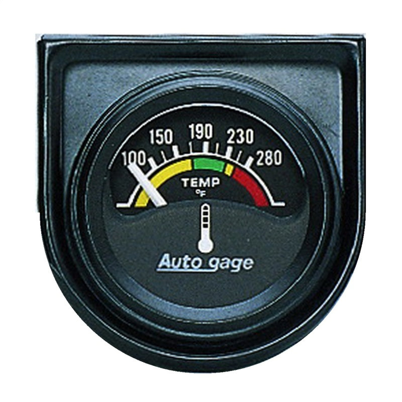 AutoMeter 2355 Gauge Console Water Temp 1.5in. 280 Deg. F Elec Blk Dial Blk Bezel Autogage