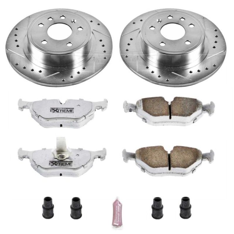 PowerStop K3080-26 99-10 fits Saab 9-5 Rear Z26 Street Warrior Brake Kit