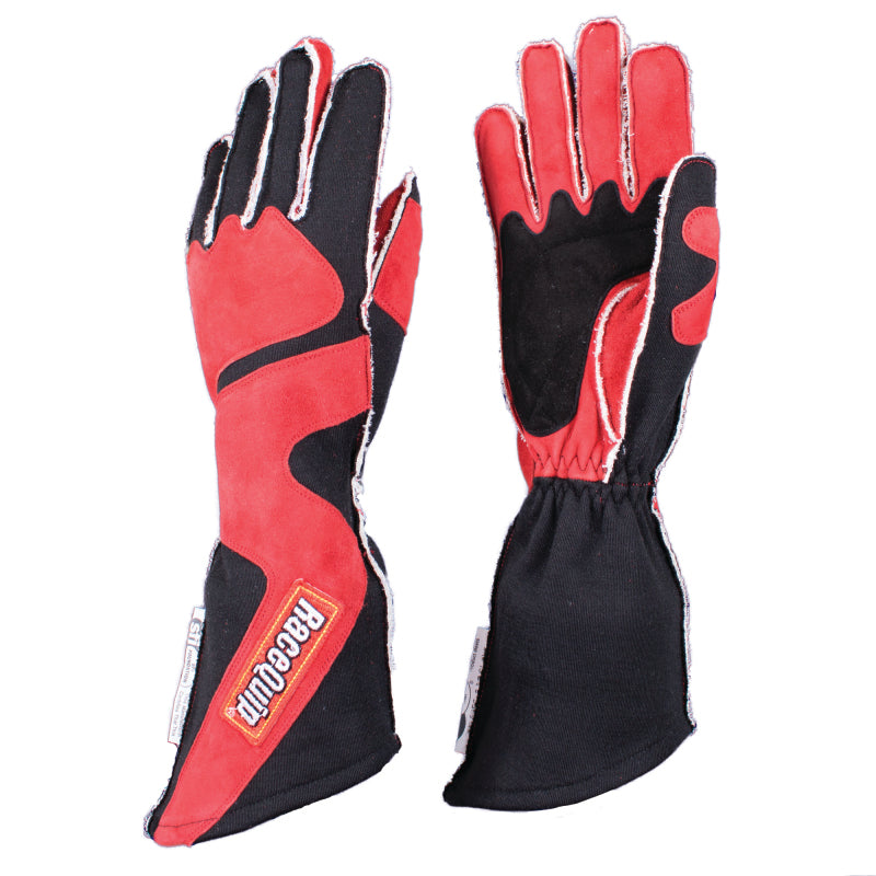 Racequip 359107 SFI-5 Red/Black 2XL Outseam Angle Cut Glove