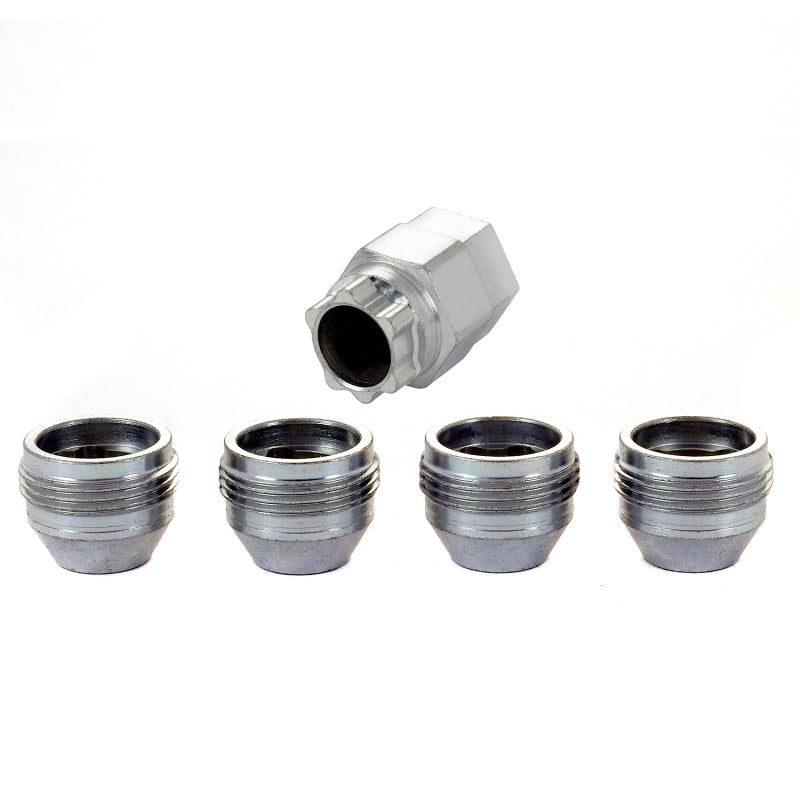 McGard 24013 Wheel Lock Nut Set - 4pk. (Under Hub Cap / Cone Seat) M12X1.25 / 19mm & 21mm Hex / .775in. L