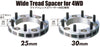 Project Kics W6330W3WTS 30mm Thick 12x1.25 6x139.7 4WD Wide Tread Spacers