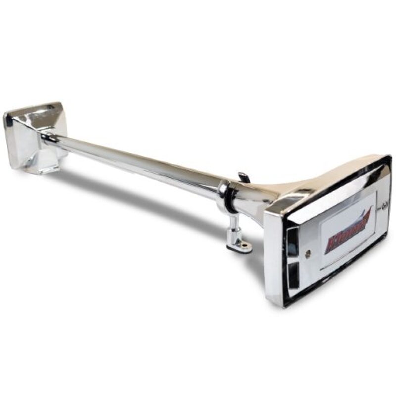 Kleinn 412 Chrome Roof Mount Single Horn/ 22.75In - Chrome-Plated Spun Copper