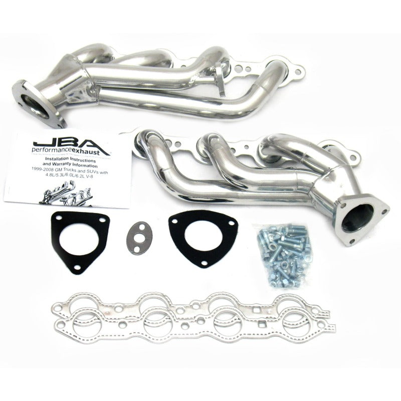 JBA 1850S-1JS GM Truck 6.0L LS w/o A.I.R. w/EGR 1-5/8in Primary Silver Ctd Cat4Ward Header