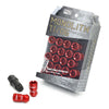 Project Kics WMN03R 12x1.25 Monolith T1/06 Lut Nut Set - Red (20 Pcs)