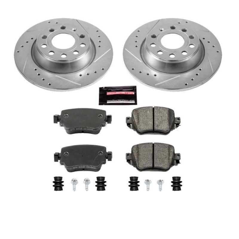 PowerStop K7707 fits Audi 16-18 Q3 Rear Z23 Evolution Sport Brake Kit