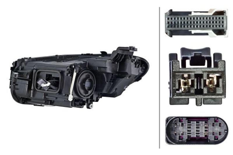 Hella LA015619661 21-23 fits Mercedes-Benz Cls Series Headlamp Rh