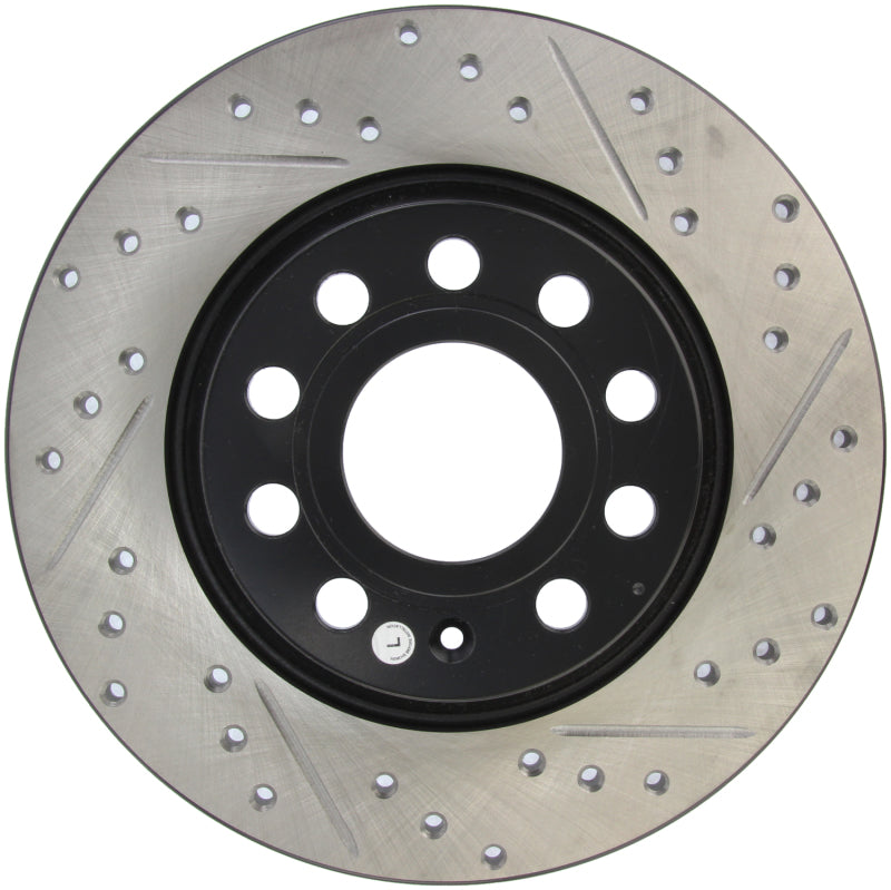 Stoptech 127.33099L Slotted & Drilled Sport Brake Rotor