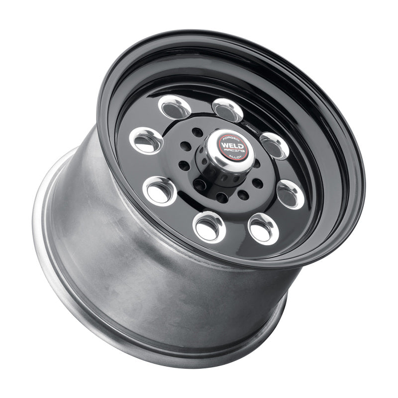 Weld 90B-54342 Draglite 15x4 / 5x4.5 & 5x4.75 BP / 1.875in BS Black Wheel - Non