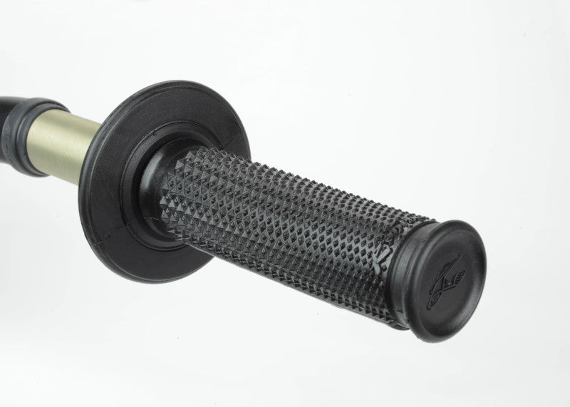 Renthal G198 fits Ultra-Tacky Dual Compound Grips Tapered 1/2 Waffle - Black