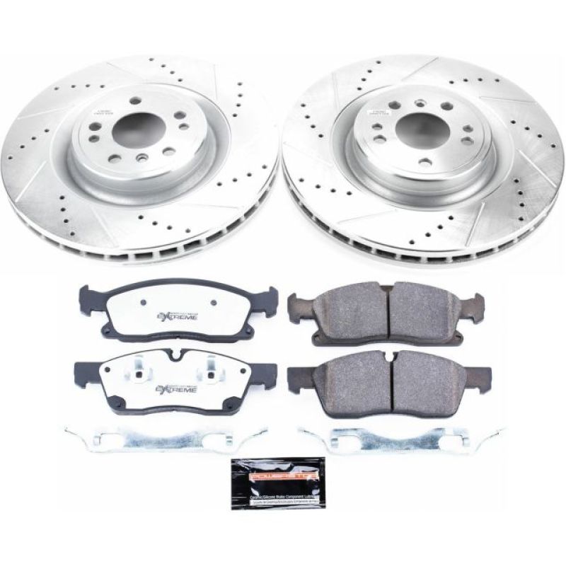 PowerStop K6883 36 fits Mercedes-Benz GLE300d Front Z36 Truck & Tow Brake Kit