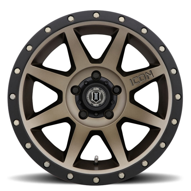 ICON 21817856547BR Rebound Pro 17x8.5 5x4.5 0mm Offset 4.75in BS 71.5mm Bore Bronze Wheel