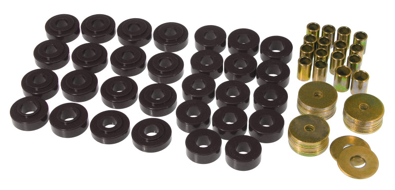 Prothane 7-122-BL fits GM Convertible Body Mount Kit - Black