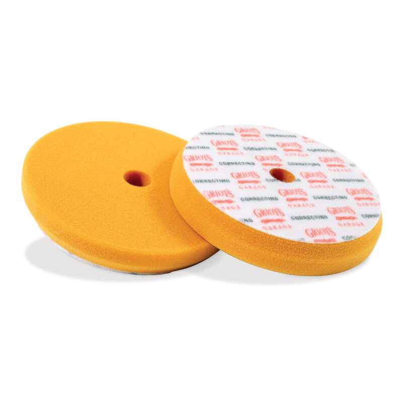 Griots Garage 10617-1 Orange Correcting Foam Pad 6.5in - Set of 2 - Single