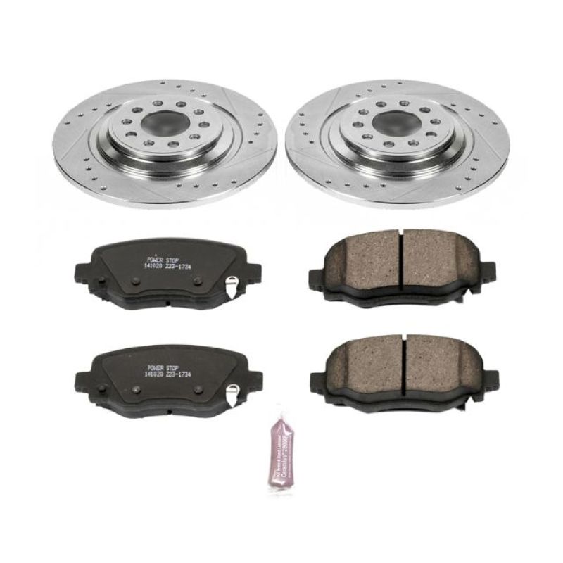 PowerStop K6542 fits Jeep 14-19 Cherokee Rear Z23 Evolution Sport Brake Kit