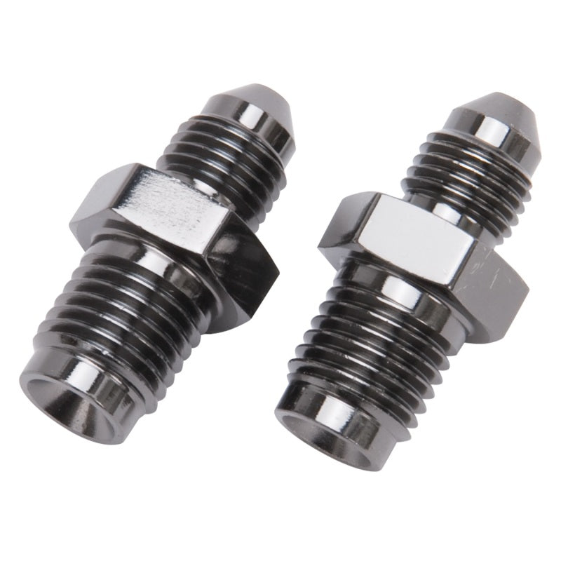 Russell 641323 Performance -3 AN SAE Adapter Fitting (2 pcs.) (Black)