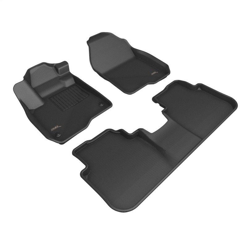 3D MAXpider 2017-2020 fits Hyundai Elantra Kagu 1st Row Floormat - Black