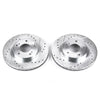 PowerStop fits Infiniti 00-01 I30 Front Evolution Drilled & Slotted Rotors -