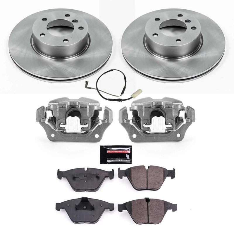 PowerStop KCOE4677 fits BMW 08-10 328i Front Autospecialty Brake Kit w/Calipers