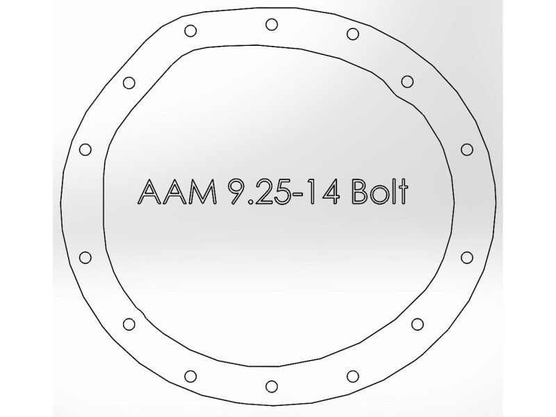 aFe 46-7700AB Power Front/Rear Diff Cover Kit w/ Oil 03-13 fits Dodge L6 Trucks (AAM 9.25-14 & AAM 11.5-14)