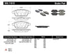 Stoptech 309.1161 Performance 06-07 Mazdaspeed 6 Rear Brake Pads