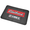 Edelbrock 2324 Racing Fender Cover - PVC Foam Mat - 2 Color Printed Edelbrock Racing Logo