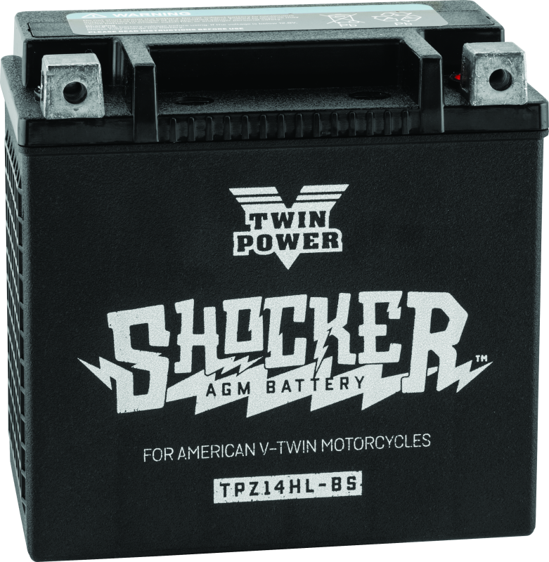 Twin Power 781152 YTX-14L Shocker Battery Replaces H-D 65958-04 220 CCA