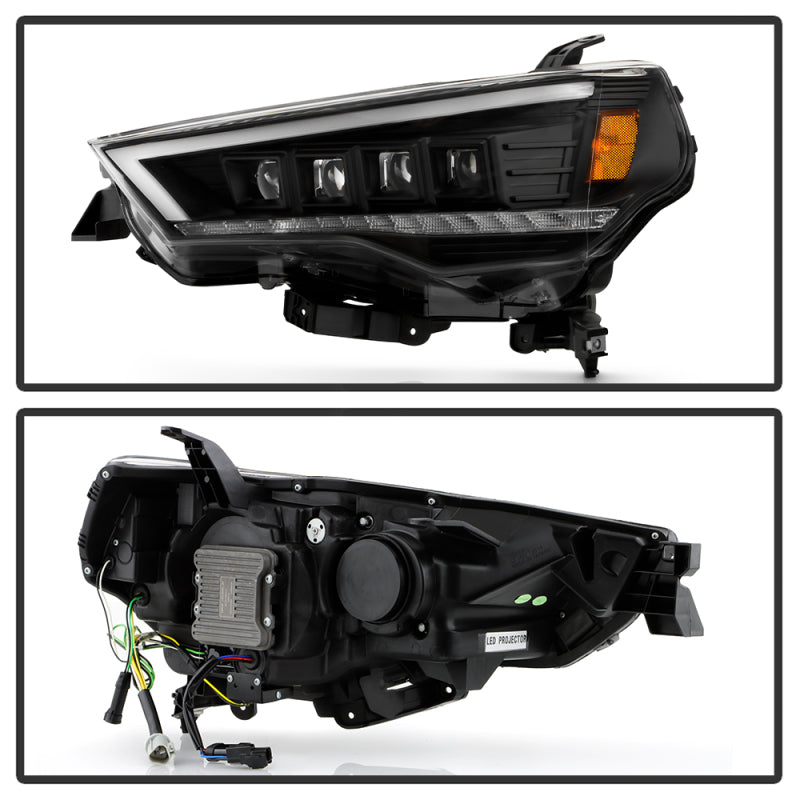 Spyder 5088697 Apex fits Toyota 14-20 4Runner High-Power LED Module Headlights