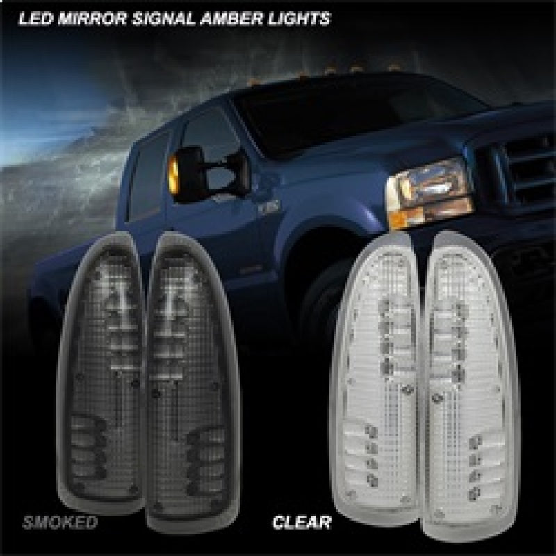 xTune 9924712 fits Ford Superduty F250-F650 03-07 Amber LED Mirror Signal Lens