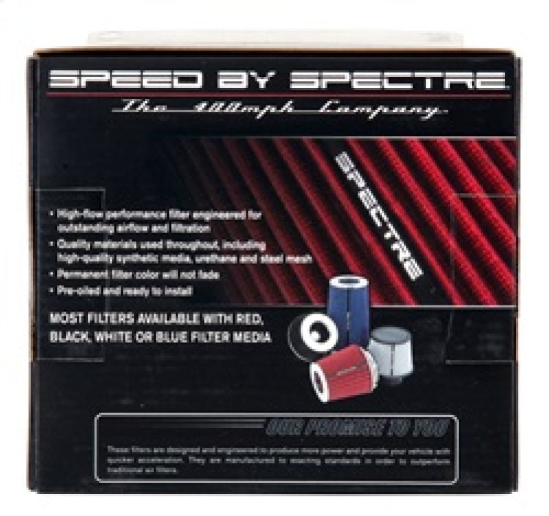 Spectre 8132 Adjustable Conical Air Filter 5-1/2in. Tall (Fits 3in. / 3-1/2in. / 4in. Tubes) - Red